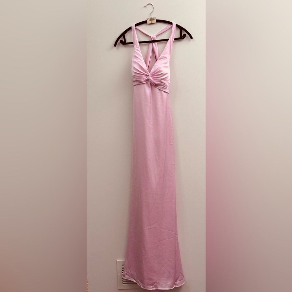 Elegant Pink Maxi Dress
